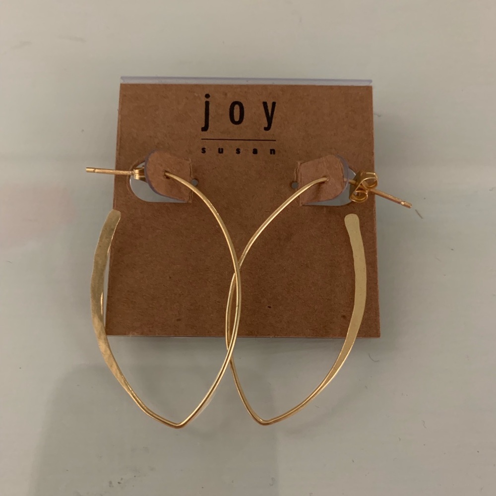 Gold earrings